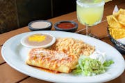 (TG) Chimichanga Classica from El Sarape in Olympia, WA