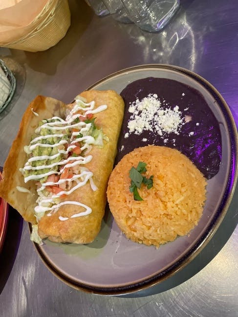 Chimichanga from Jalisco Cocina Mexicana in Madison, WI