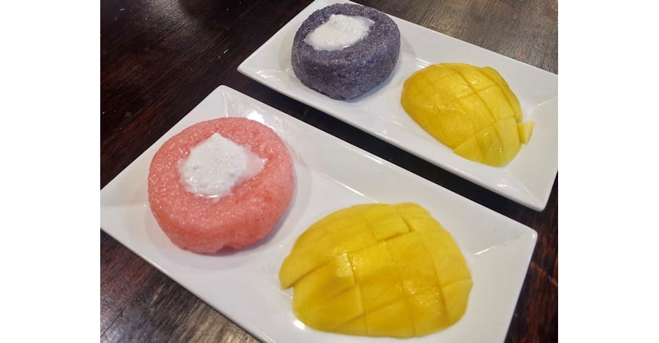 Mango Sticky Rice from Thai Kitchen in Ames, IA
