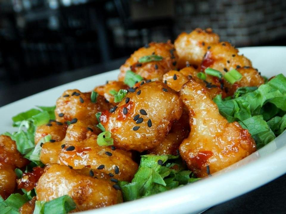 Sweet Chili Cauliflower Bites from Monk's Bar & Grill - Middleton in Middleton, WI