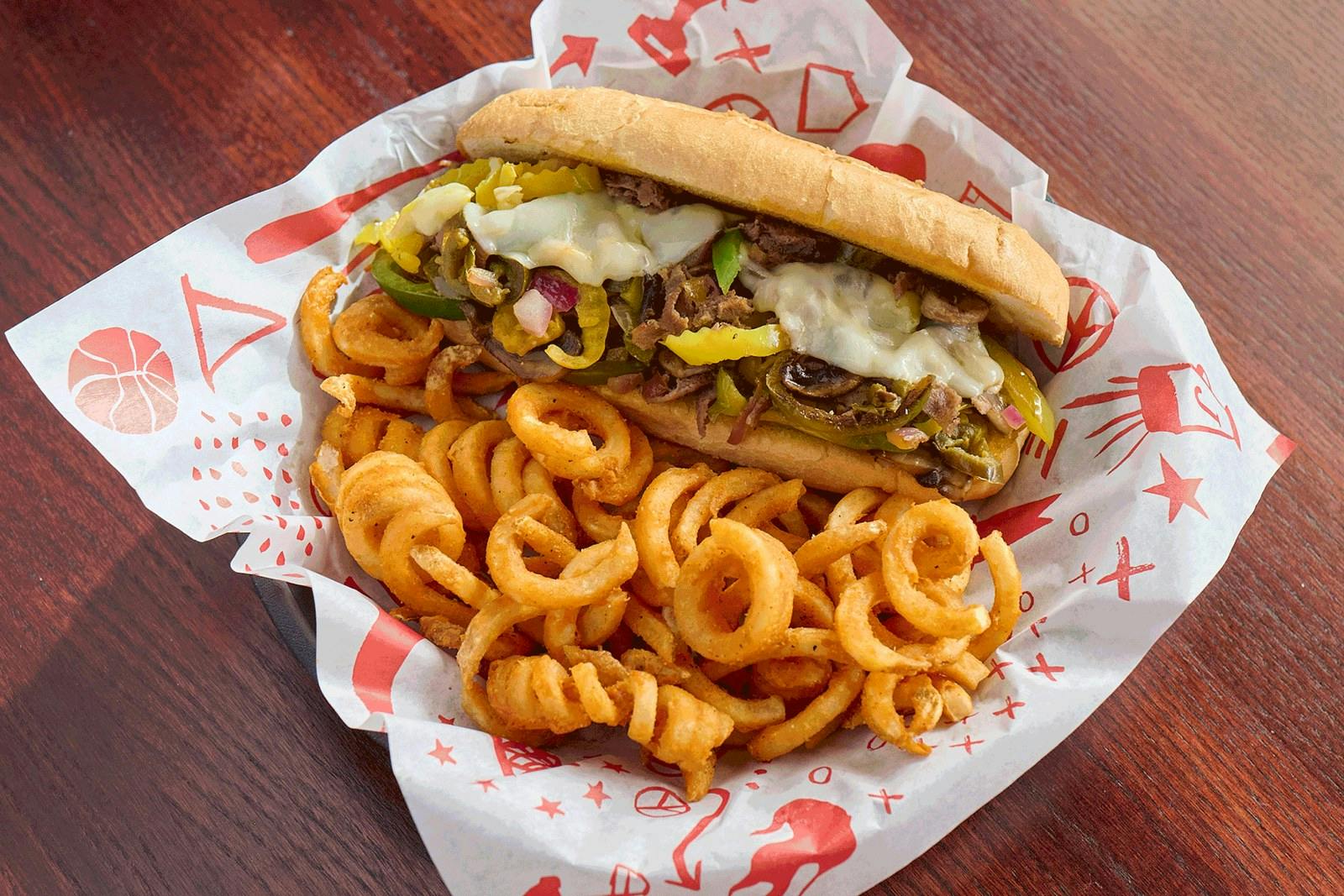 Philly Cheese Steak from Jefferson's Restaurant in Brentwood, TN