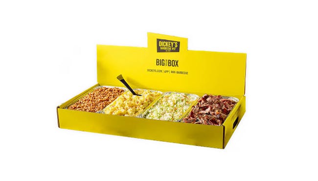 Big Yellow Box Pulled Pork from Dickey's Barbecue Pit - East Via de Ventura in Scottsdale, AZ