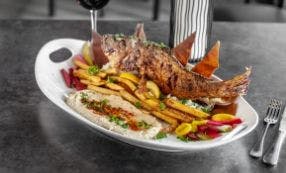 Whole Red Snapper from Flames Mediterranean Bar & Grill - Vero Beach in Vero Beach, FL