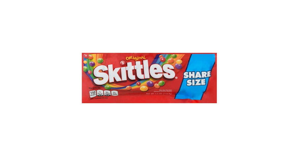 Skittles Original Share Size (4 oz) from Casey's General Store: Cedar Cross Rd in Dubuque, IA