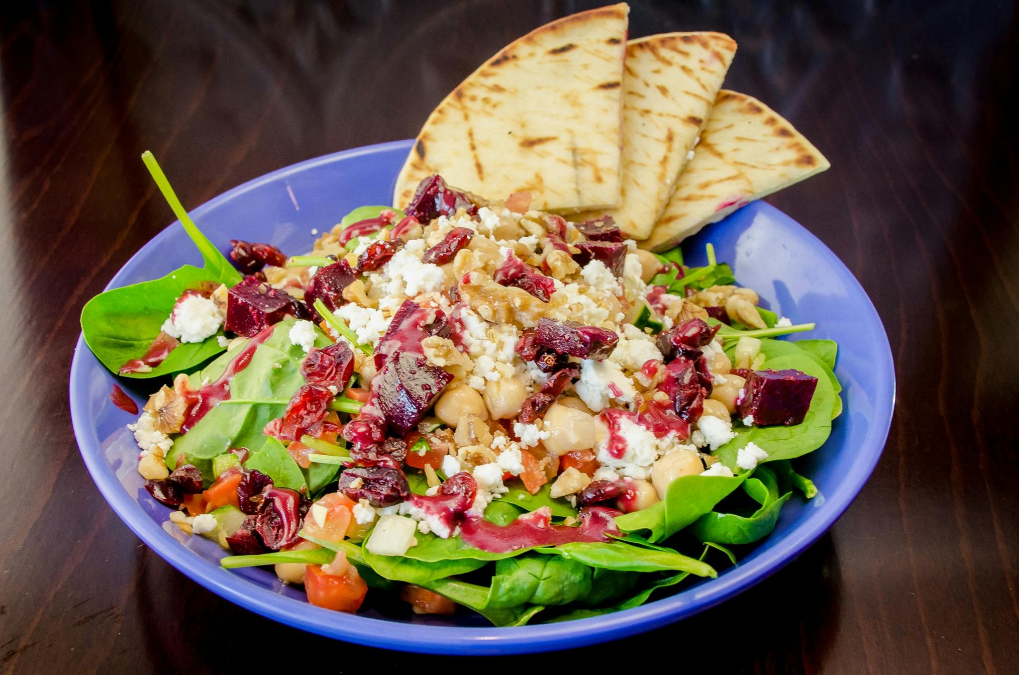 Spinach Salad from Freska Mediterranean Grill in Middleton, WI