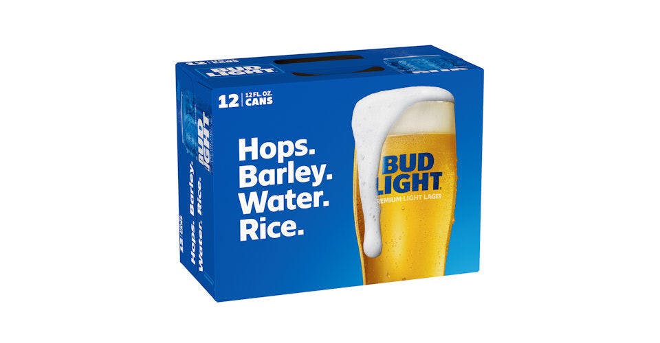 Bud Light: 12 Pack, 12 oz. Cans from Five Corners Liquor & Wine in Cedar Falls, IA