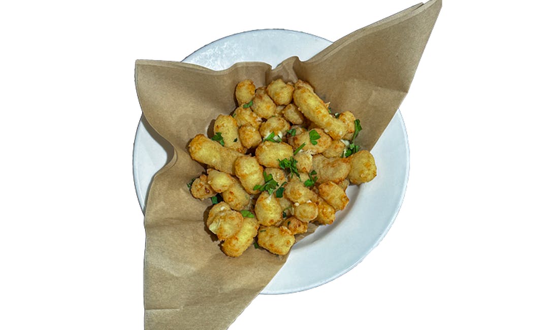 WISCONSIN CHEESE CURDS from Fox River Brewing Company & Waterfront Restaurant in Oshkosh, WI