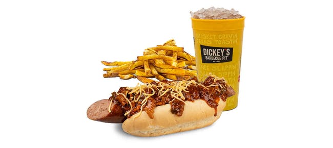 The Dickey Dog Combo from Dickey's Barbecue Pit - Britton Pkwy in Hilliard, OH