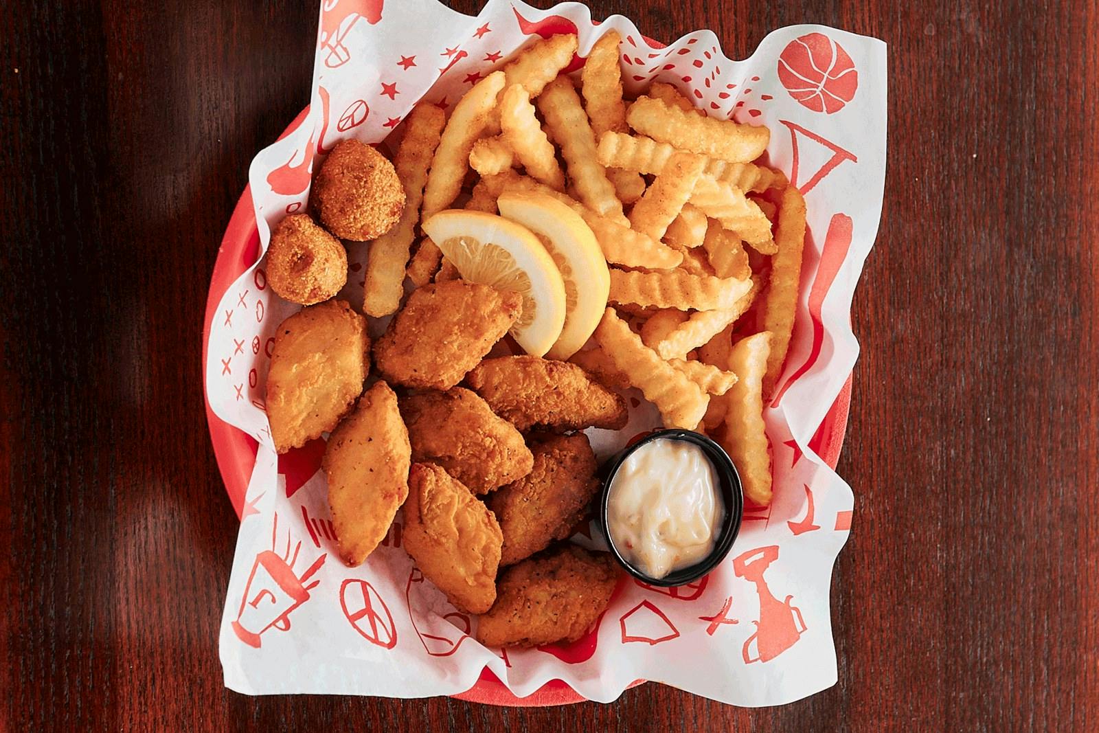 Fish Basket from Jefferson's Restaurant in Brentwood, TN