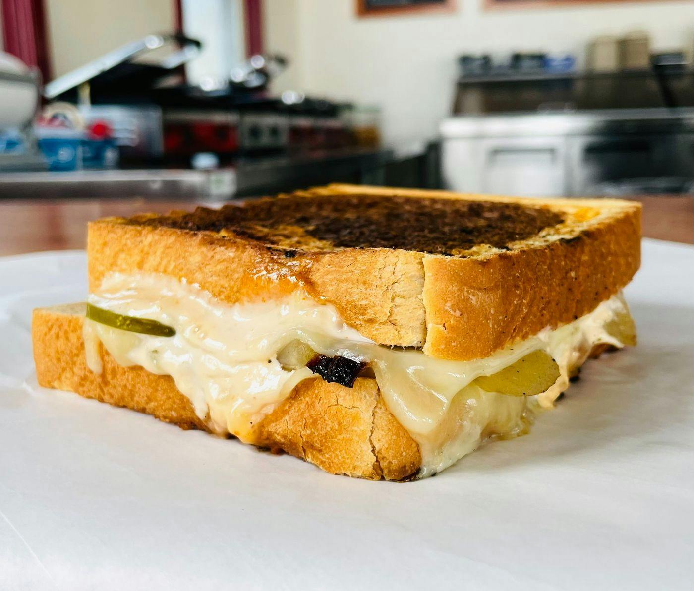 Grilled Cheese Special Panini- Irish from Arrosto Delicatessen in Sheboygan, WI