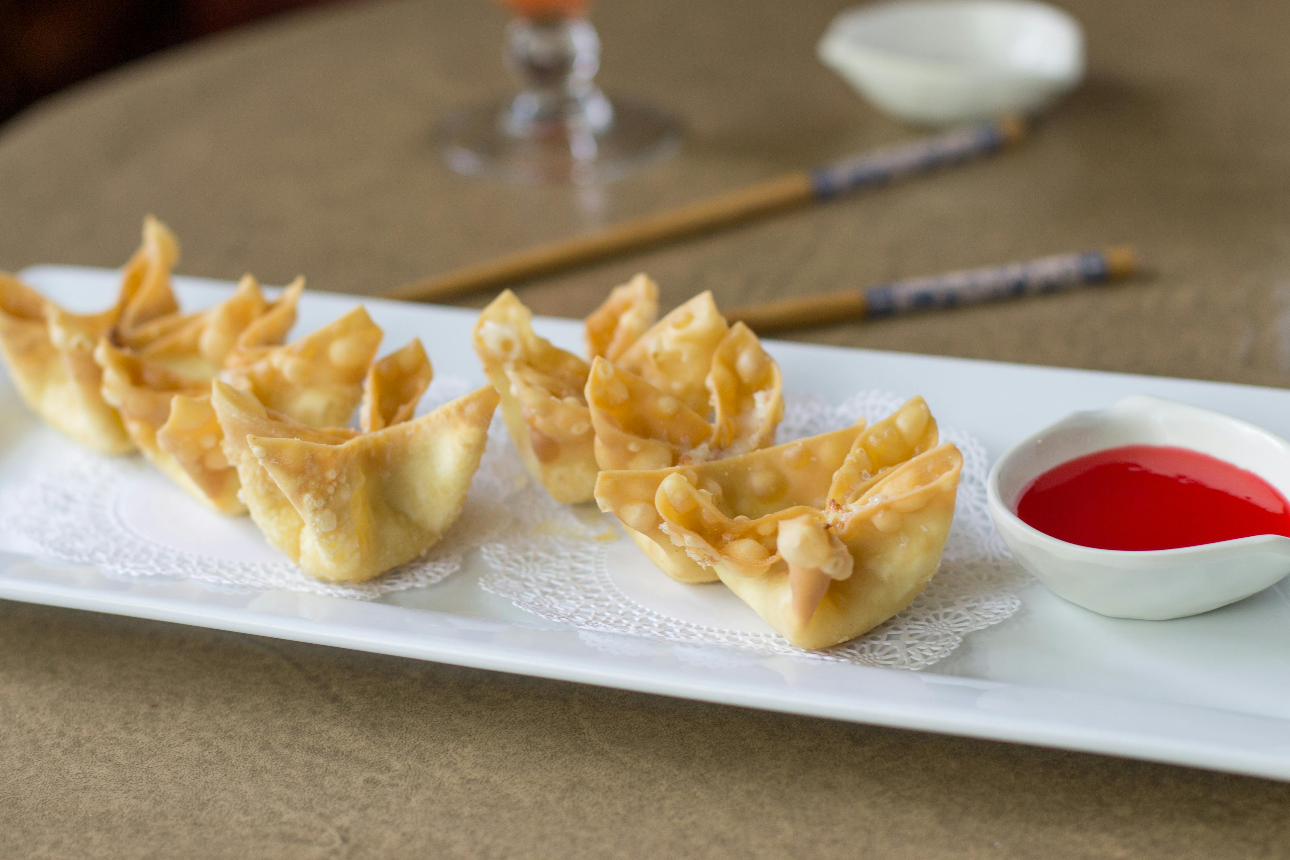 A16. Crab Rangoon (6) from Sushi Pirate in La Crosse, WI