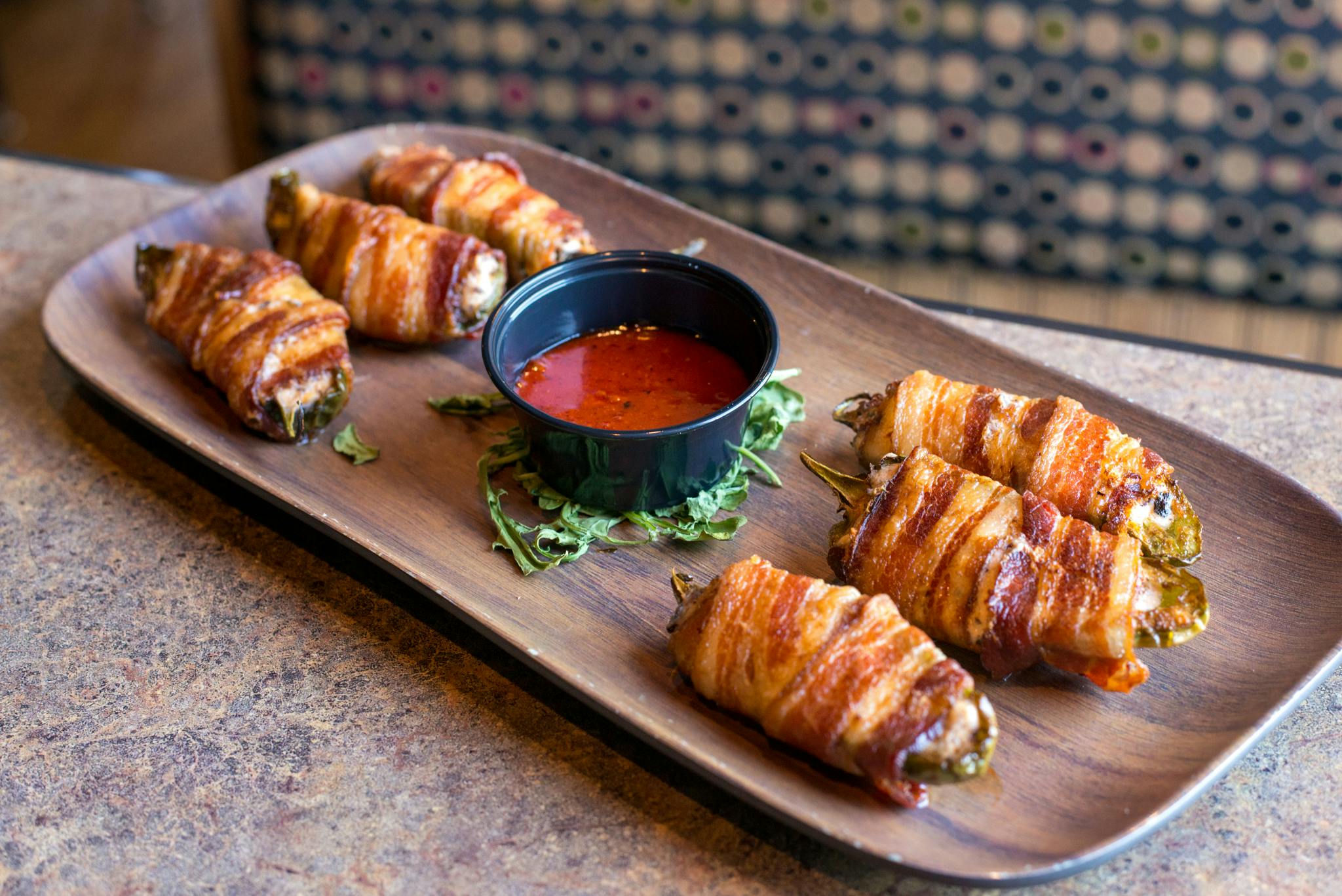 Bacon Wrapped Jalape?o Poppers from Brickhouse Craft Burgers & Brews in De Pere, WI