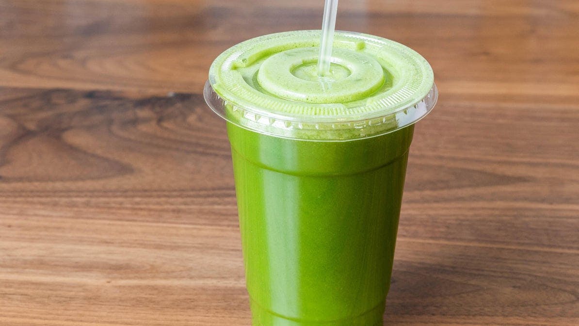 Kale Yeah (16 oz) from Twenty Two Juice Bar - The Garage Food Hall in Indianapolis, IN