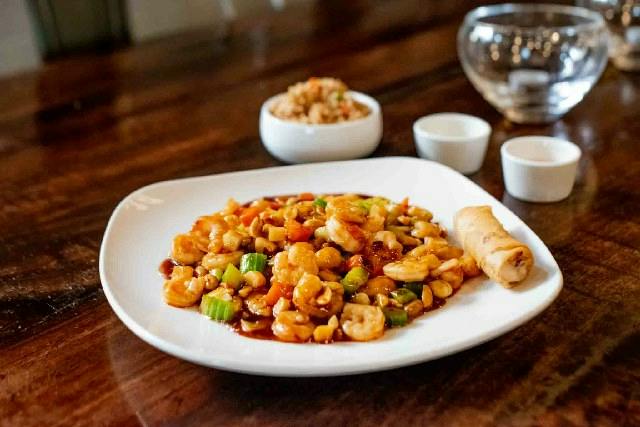 Kung Pao Shrimp from Evergreen Restaurant in Ann Arbor, MI
