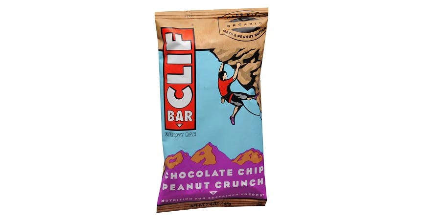 Clif Bar Energy Bar Chocolate Chip Peanut Crunch (2 oz) from EatStreet Convenience - Historic Holiday Park North in Topeka, KS