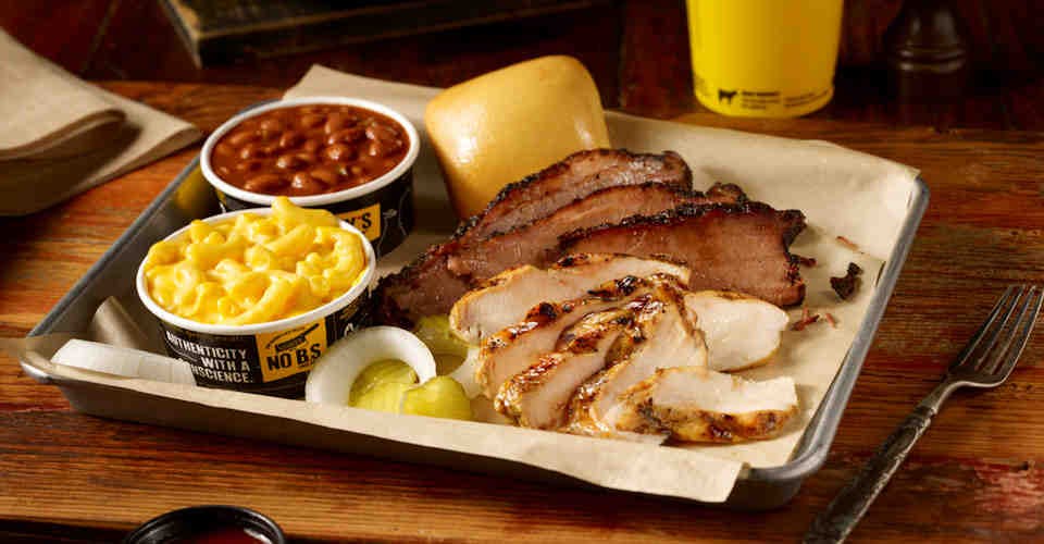 2 Meat Plate from Dickey's Barbecue Pit: Lawrence (NY-0830) in Lawrence, NY