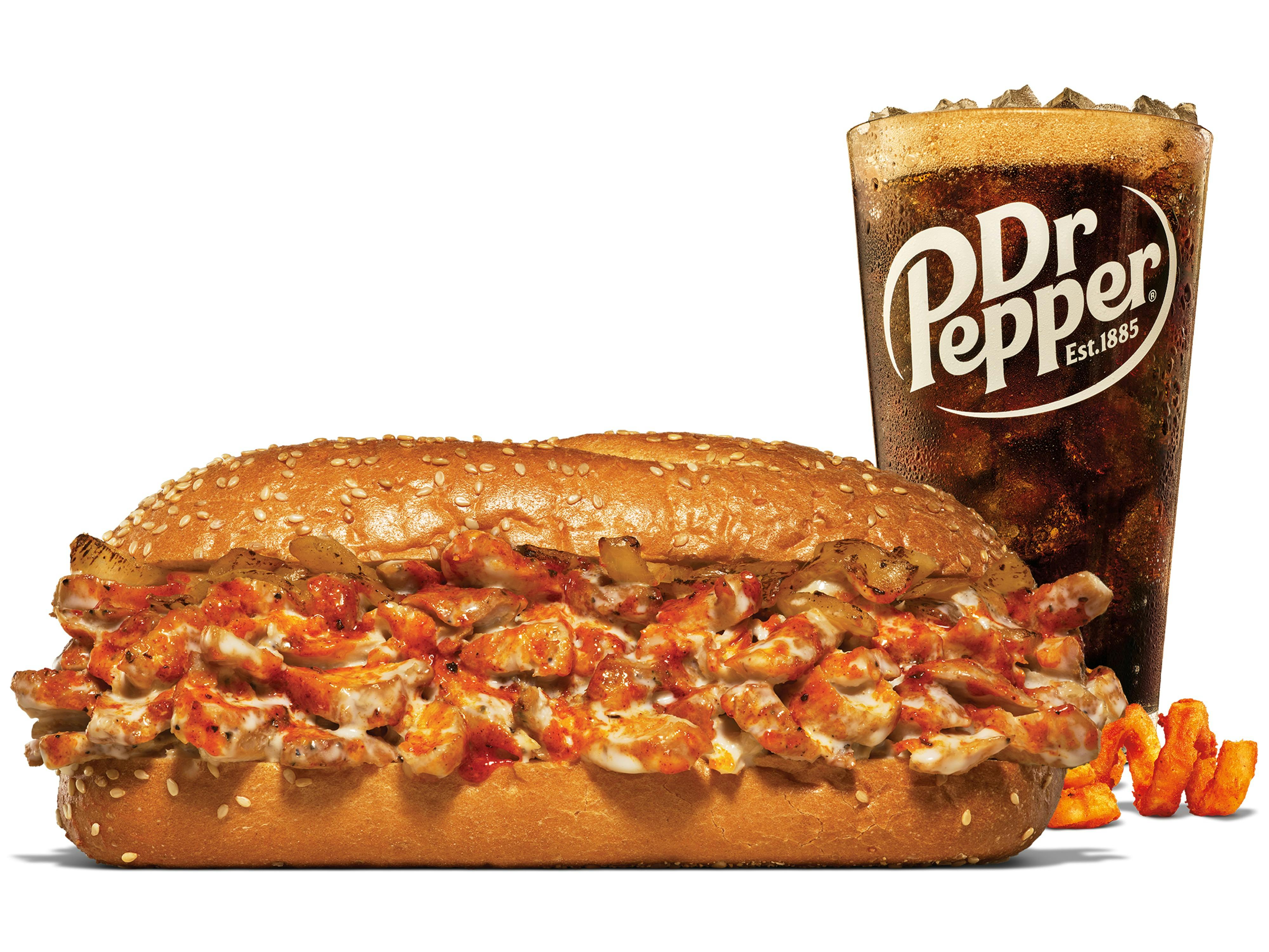 Half Pound Spicy Chicken Cheesesteak from Arby's: Ames S Duff Ave (5537) in Ames, IA