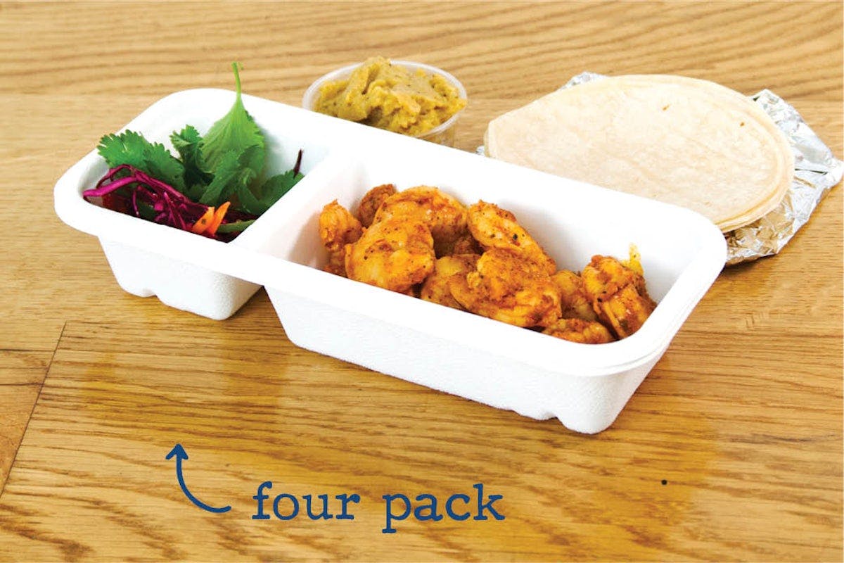 Yucat?n shrimp taco pack from Bartaco - Hilldale in Madison, WI