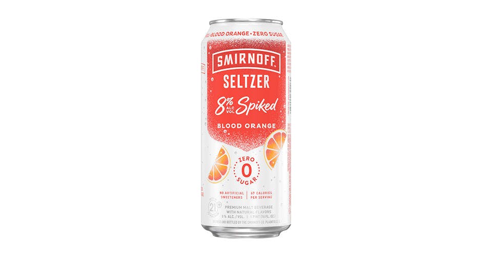 Smirnoff: Blood Orange Seltzer, 16 oz. from Five Corners Liquor & Wine in Cedar Falls, IA