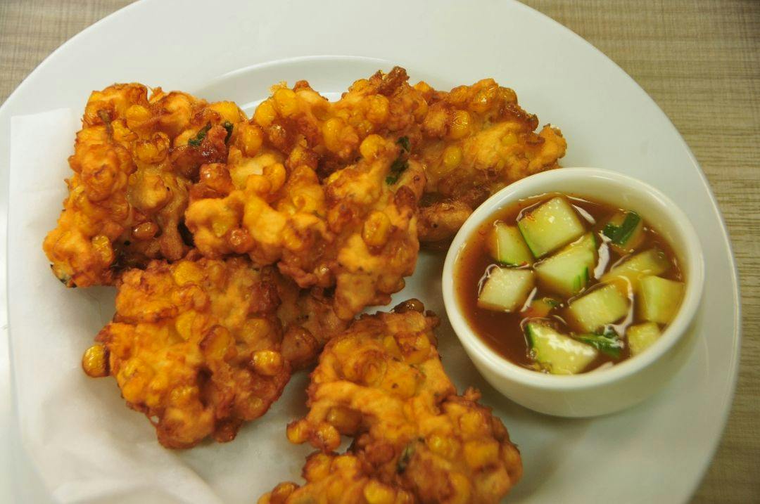 Corn Patties from Thai Thai Restaurant in Dallas, TX