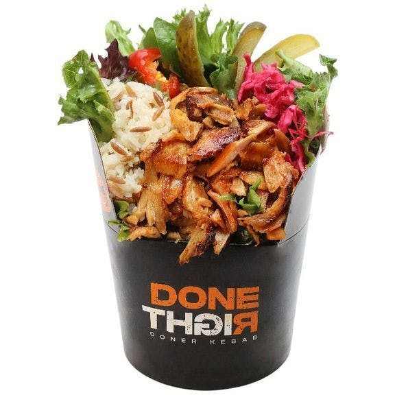 The Original Bowl from DoneRight Doner Kebab in Hoboken, NJ