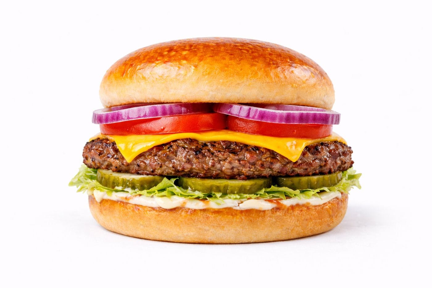 The Works Burger from The Fatty Patty-Downtown (Food Truck) in Milwaukee, WI