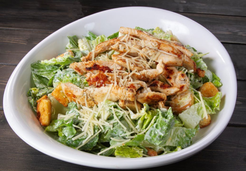 Caesar Salad w Chicken from The Brass Tap - Main Street in Cedar Falls, IA