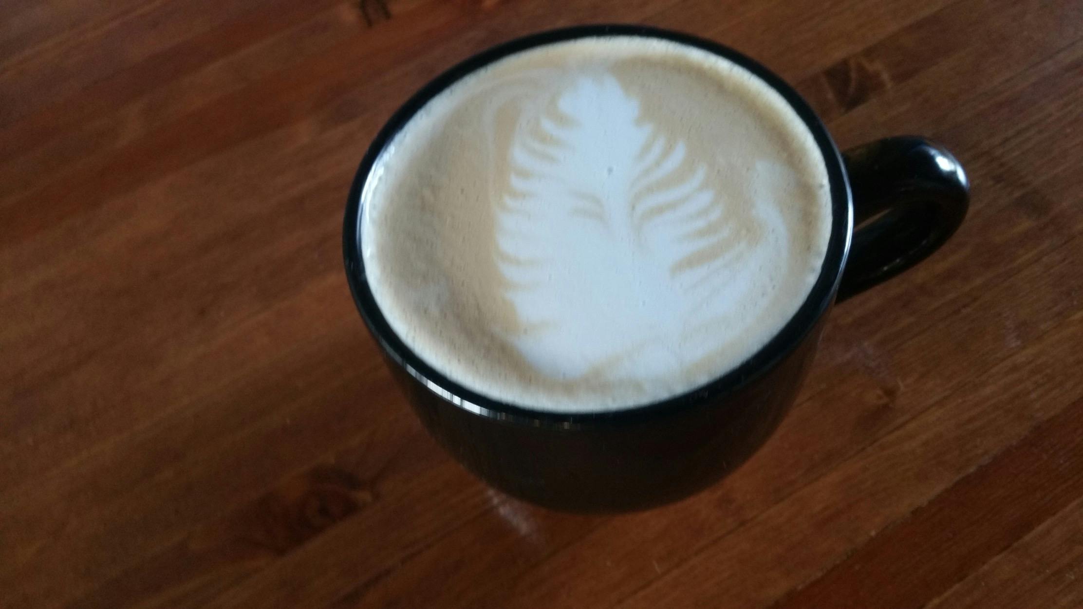 Latte from HG Higher Grounds Coffee and Cafe in Mesa, AZ