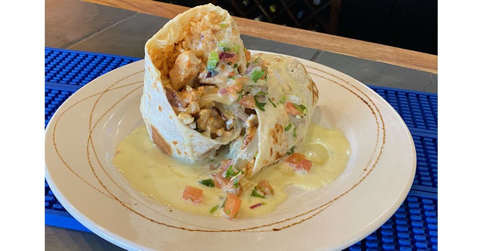 Seafood Burrito from Los Magueyes - Packerland Dr in Green Bay, WI