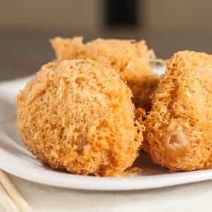 3 Pieces Taro Fuzzball (Pork) from Dim Sum King in Sunnyvale, CA