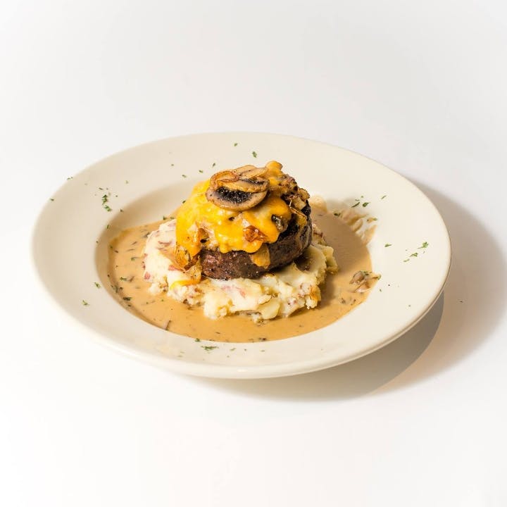 Chopped Steak from The All American Steakhouse & Sports Theater in Parkville, MD