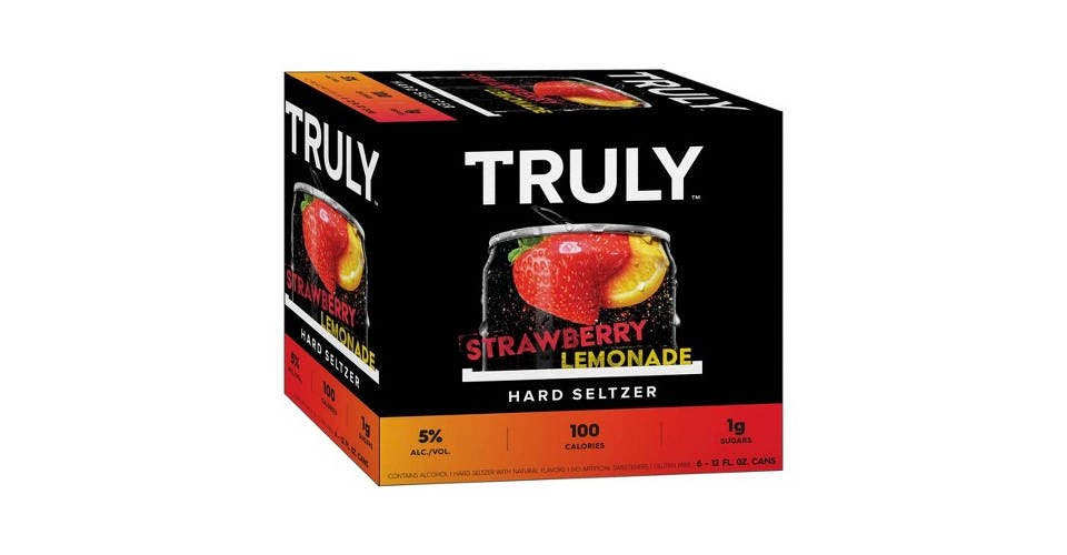 Truly: Strawberry Lemonade, 6 Pack, 12 oz. Cans from Five Corners Liquor & Wine in Cedar Falls, IA