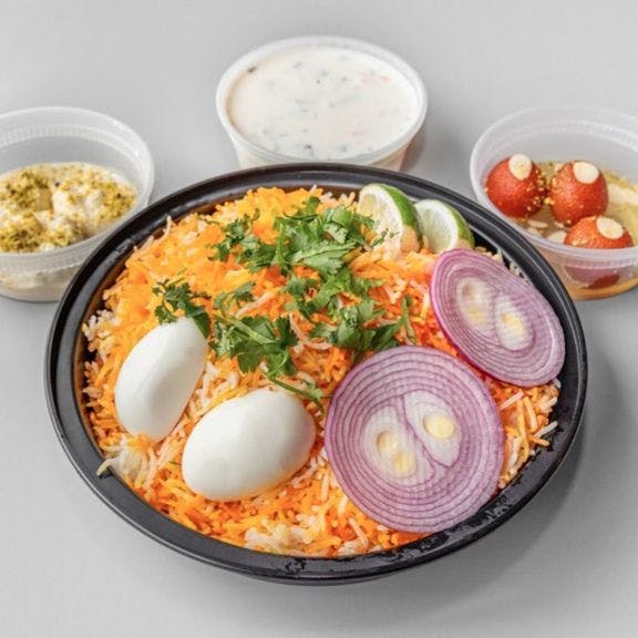 Chicken Dum Biryani Family Pack from Noor Biryani Indian Grill in Suffern, NY