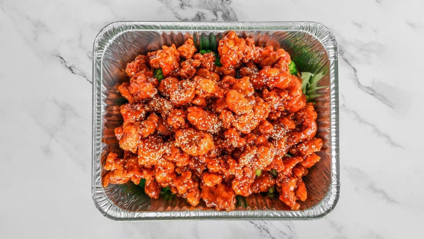 Sesame Chicken (5LB Half Pan) from General Tso's Restaurant & Catering - Dunwoody in Dunwoody, GA