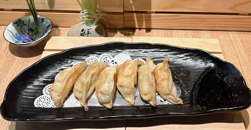 Gyoza from Dodomi Sushi Rotary - N Sheridan Rd in Chicago, IL