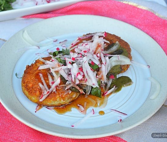 Aloo Tikki Chat from Cafe India Bar & Grill in Milwaukee, WI