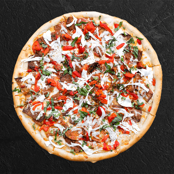 12" Small Eggplant Bella Pizza from Legends Pizza - Wolf Rd in Colonie, NY