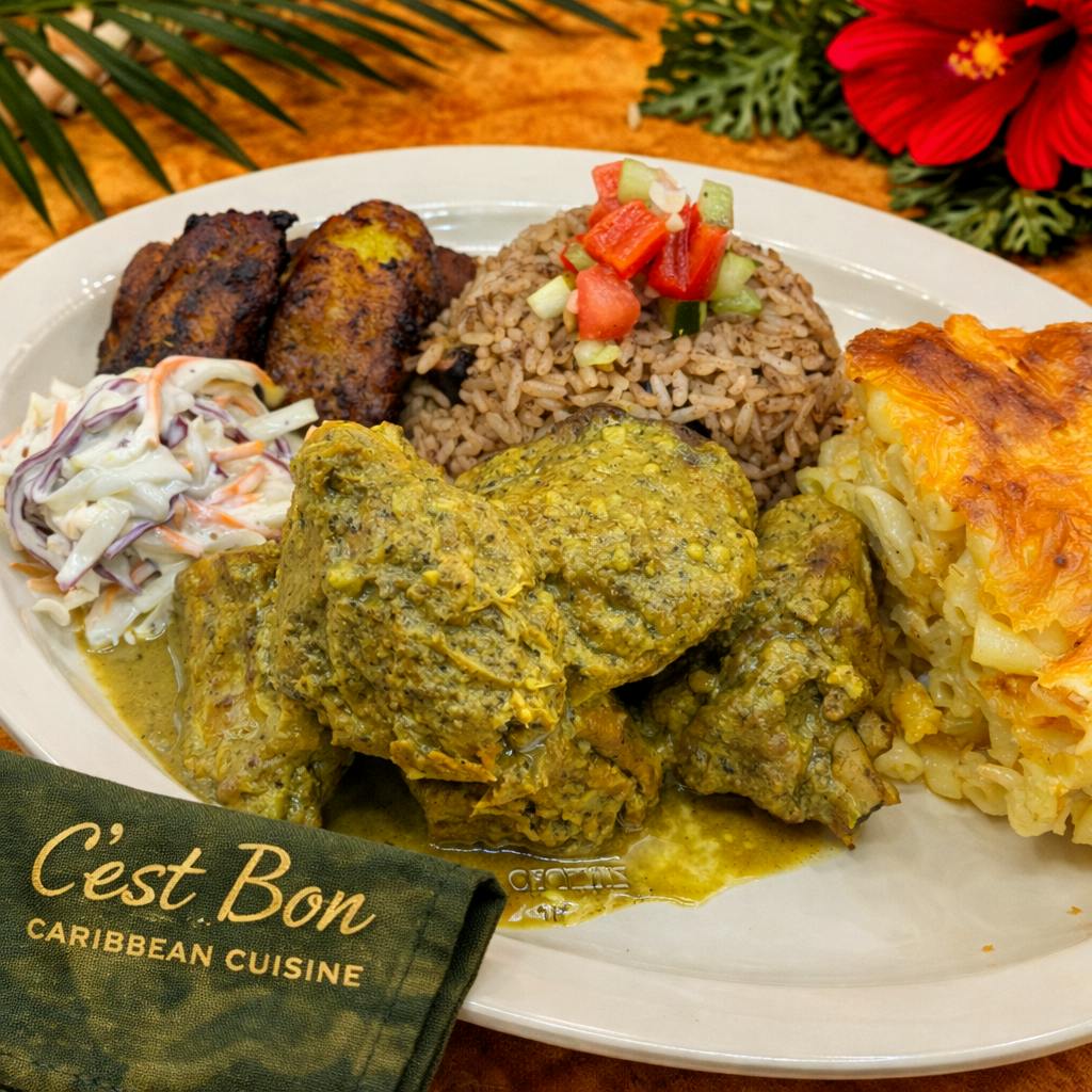 Curry Chicken from C'est Bon Caribbean Creole Cuisine in Baytown, TX