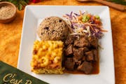 Stew Beef Plate from C'est Bon Caribbean Creole Cuisine in Baytown, TX