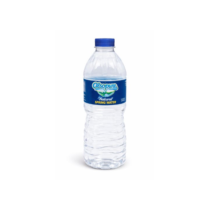 Bottled Water from Tom's Drive In in Appleton, WI