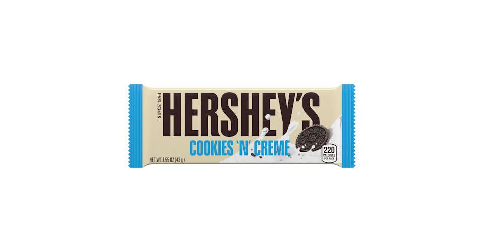 Hershey's Bar Cookies & Cream, Regular Size from Ultimart - Merritt Ave in Oshkosh, WI