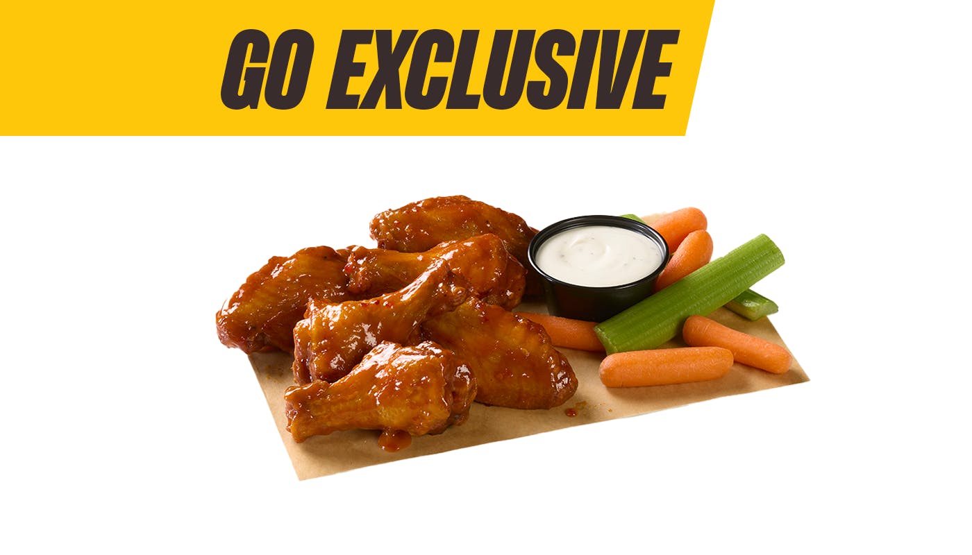 6 Golden Fire Traditional Wings from Buffalo Wild Wings GO - Cibolo Valley Dr in Cibolo, TX