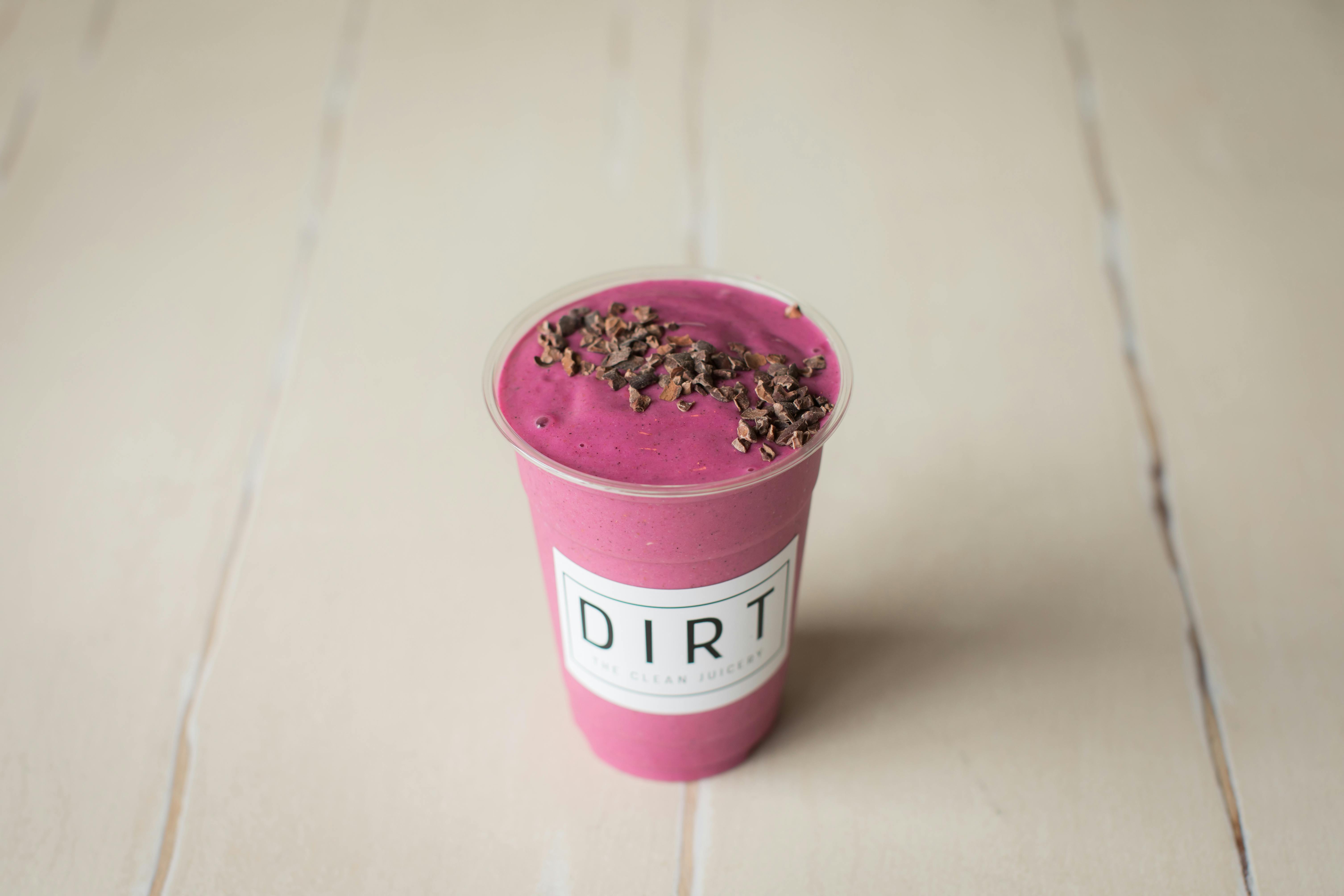Pink Dragon Smoothie from Dirt Juicery - Bay Park Square in Green Bay, WI