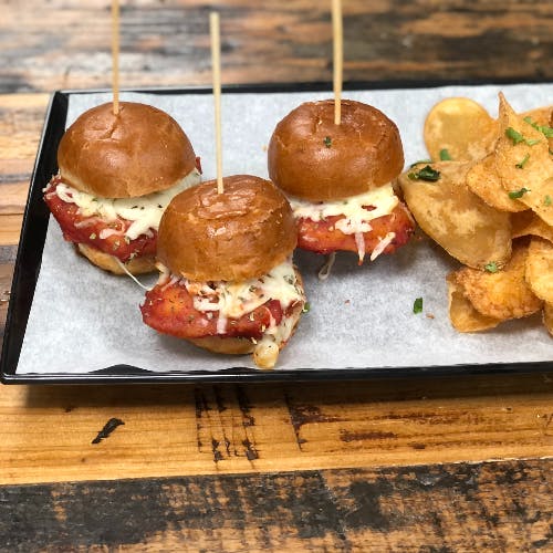 Chicken Parmesan Sliders from Sip Wine Bar & Restaurant in Tinley Park, IL