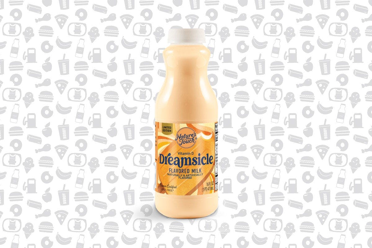 Orange Dreamsicle Milk, Pint from Kwik Trip - Green Bay Huron Rd in Green Bay, WI