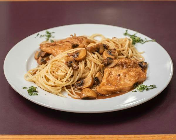 Chicken Marsala from 4 Brothers Italian Restaurant & Pizzeria in Delray Beach, FL