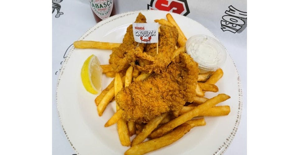 Grouper & Chips from Million's Crab Boiled Seafood in Ashwaubenon, WI