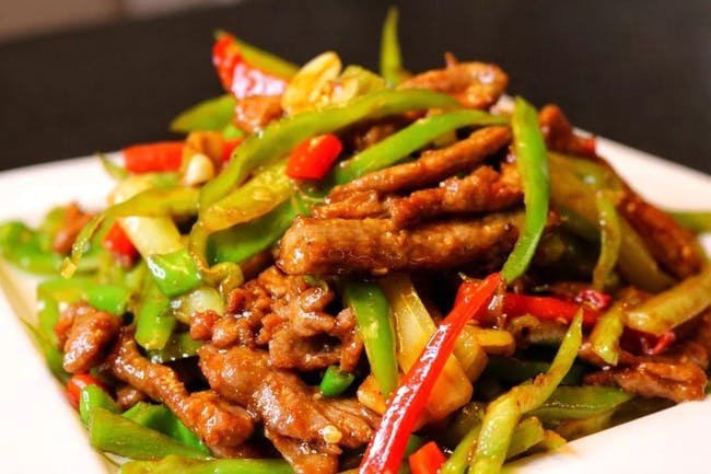 ?????? Beef Strips with Wild Pepper from DJ Kitchen in Philadelphia, PA