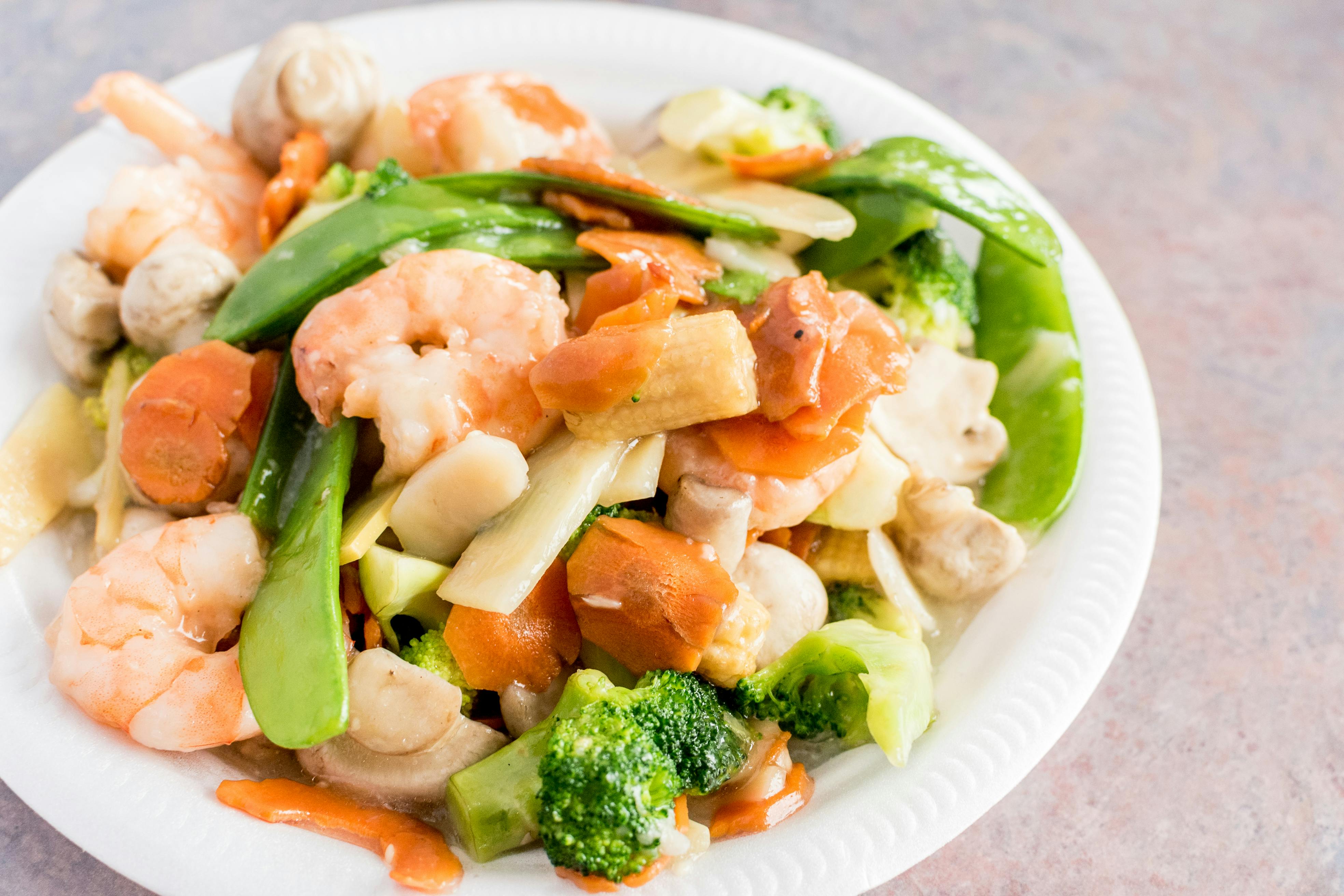 Shrimp Mixed Vegetable from Happy Wok - Eastpark Court in Madison, WI