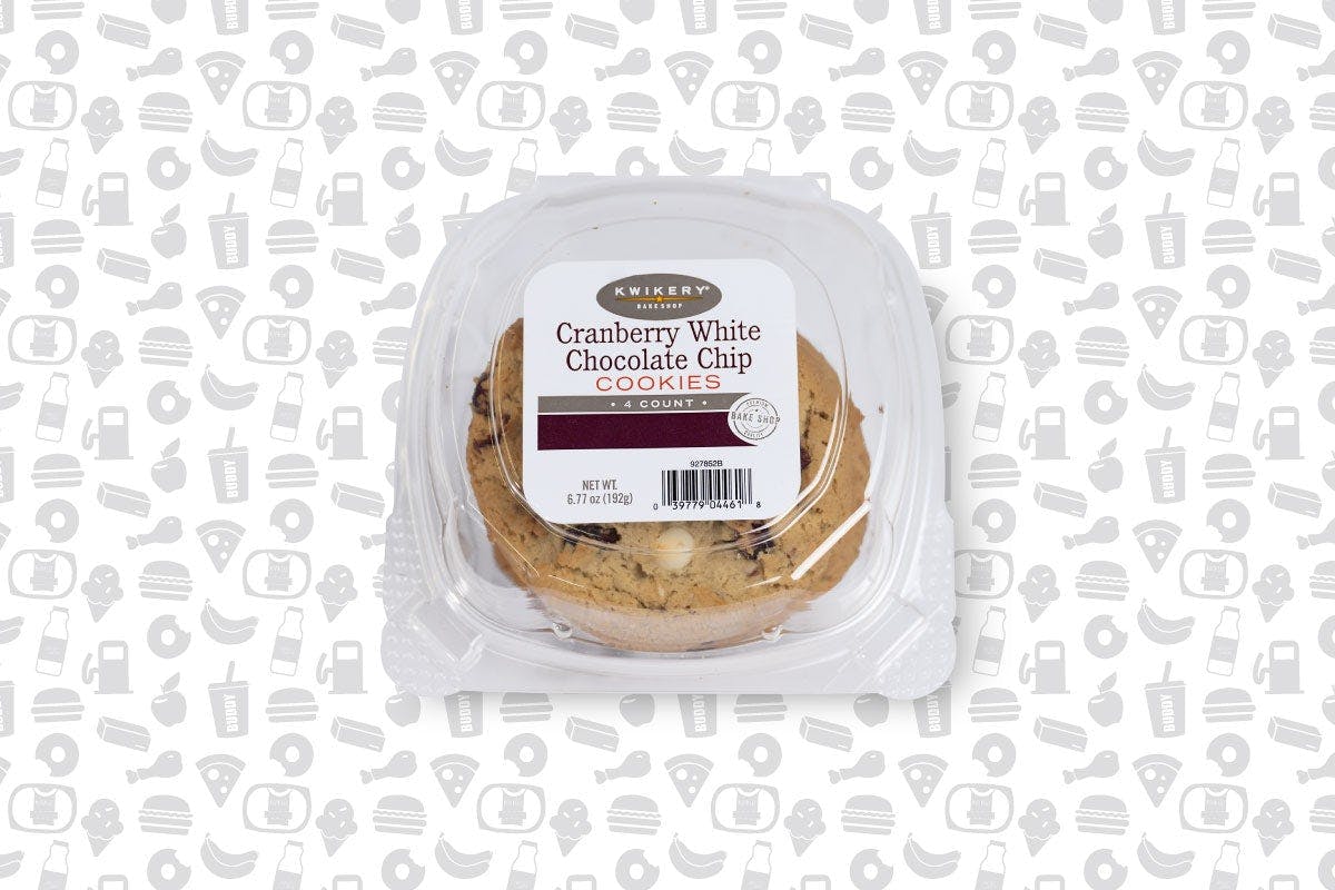 White Chocolate Cranberry Cookies, 4PK from Kwik Star - E 1st St in Grimes, IA